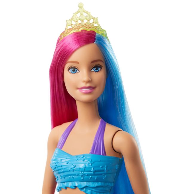 BARBIE PAPUSA SIRENA CU CORONITA VERDE VIVMTGJK07_GJK08