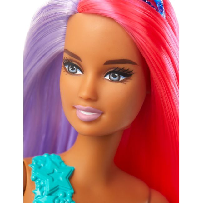 BARBIE PAPUSA SIRENA CU PARUL IN DOUA CULORI VIVMTGJK07_GJK09