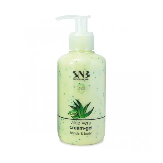 SNB Crema Gel pentru maini si corp cu particule de Aloe Vera EXL1350