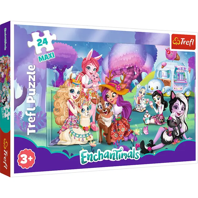 PUZZLE TREFL 24 MAXI FAMILIA ENCHANTIMALS VIV14315