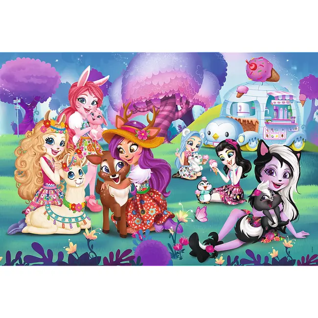 PUZZLE TREFL 24 MAXI FAMILIA ENCHANTIMALS VIV14315