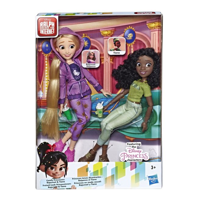 SET DISNEY PAPUSI PRINTESE RAPUNZEL SI TIANA - VIVE7356_E7418