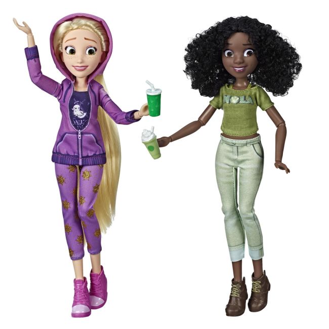 SET DISNEY PAPUSI PRINTESE RAPUNZEL SI TIANA - VIVE7356_E7418