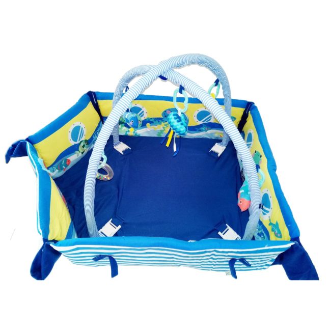 Saltea de joaca cu protectii laterale Boat BBXTK3462C