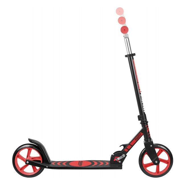 Trotineta pentru copii cu 2 roti Saica 200 mm rosu cu negru - SOLSA3439