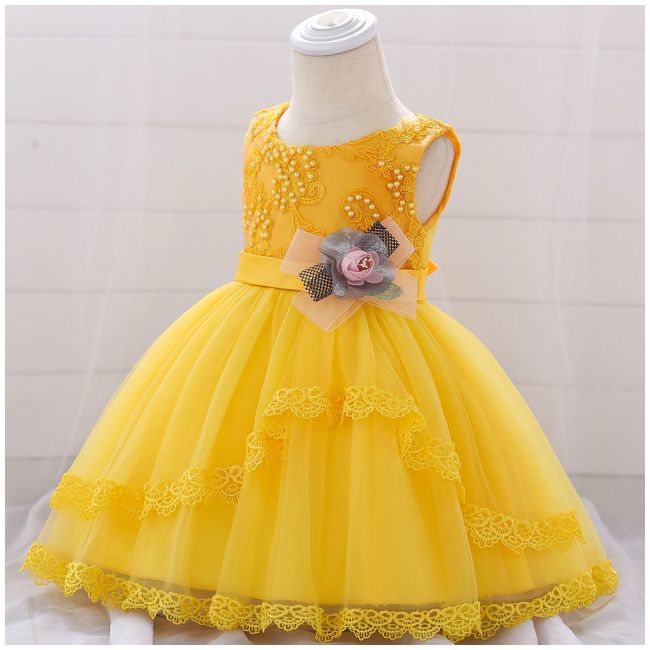 Rochita ocazie - Yellow pearls MDL1886XZ-4.0-3 luni
