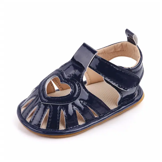 Sandale bleumarine pentru fetite - Heart MDD2385-1-p29