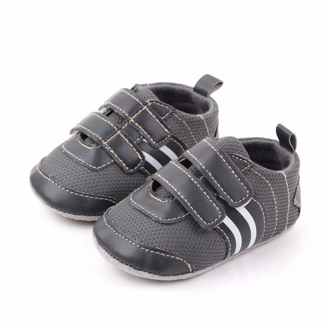 Adidasi gri cu barete LID2371-2-p19