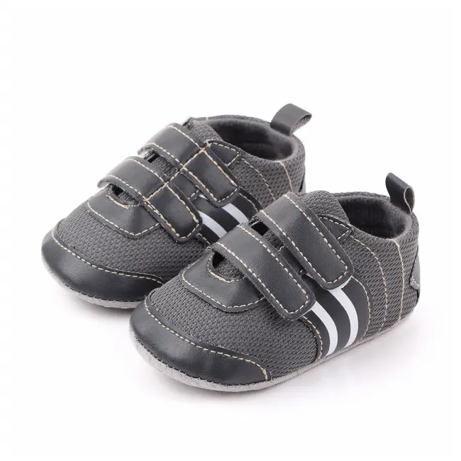 Adidasi gri cu barete LID2371-2-p19