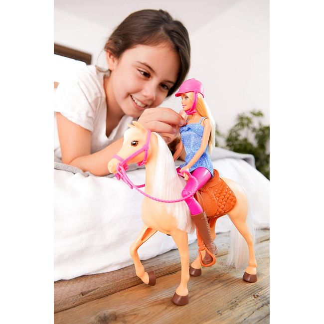 BARBIE SET PAPUSA CU CAL VIVMTFXH13