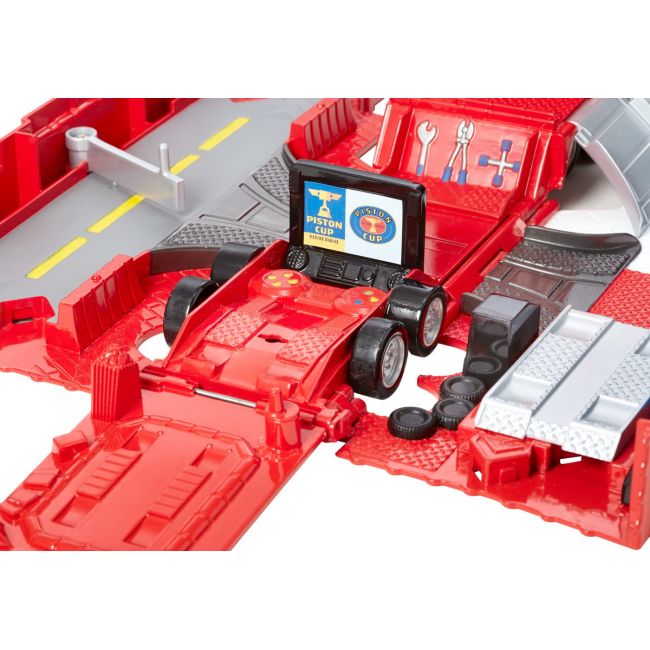 CARS SET DE JOACA MACK MEGA TRANSPORTATORUL LUI FULGER McQUEEN VIVMTFRJ07_FTT93