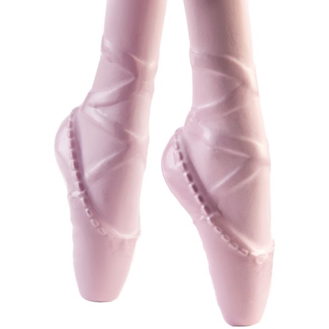 PAPUSA BARBIE BALERINA BLONDA CU COSTUM ROZ VIVMTGJL58_GJL59