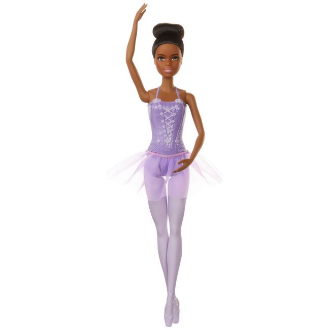 PAPUSA BARBIE BALERINA CREOLA CU COSTUM LILA VIVMTGJL58_GJL61