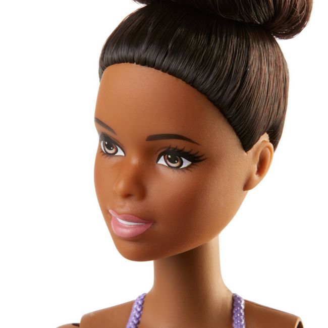 PAPUSA BARBIE BALERINA CREOLA CU COSTUM LILA VIVMTGJL58_GJL61