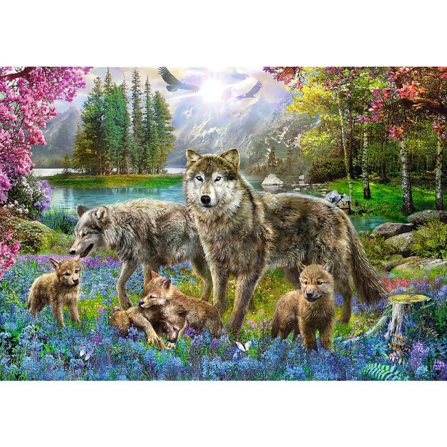 PUZZLE TREFL 1000 FAMILIE DE LUPI VIV10558