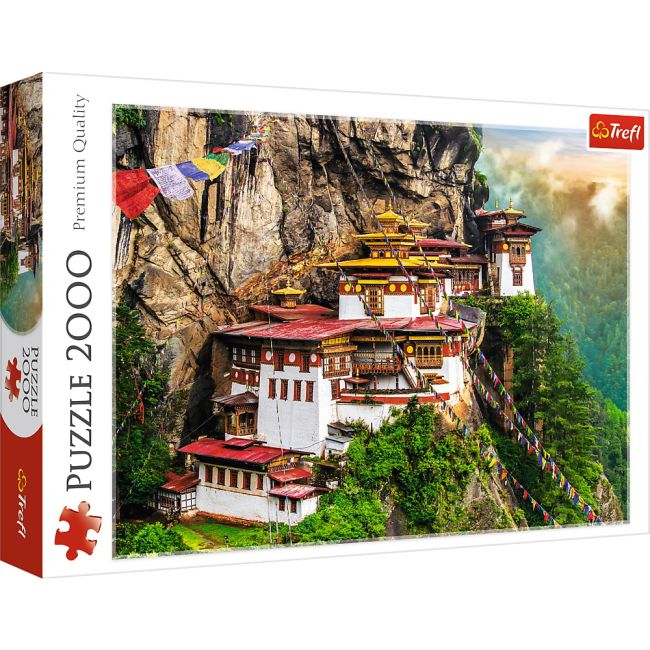 PUZZLE TREFL 2000 CUIBUL TIGRULUI BHUTAN VIV27092