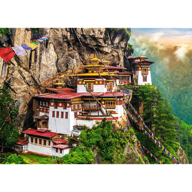 PUZZLE TREFL 2000 CUIBUL TIGRULUI BHUTAN VIV27092