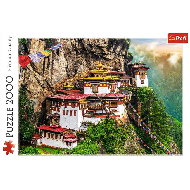 PUZZLE TREFL 2000 CUIBUL TIGRULUI BHUTAN VIV27092