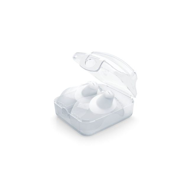 Aparatoare Chicco din silicon pentru mamelon marimea S-M, 2buc, 0luni+ CHC09033-7
