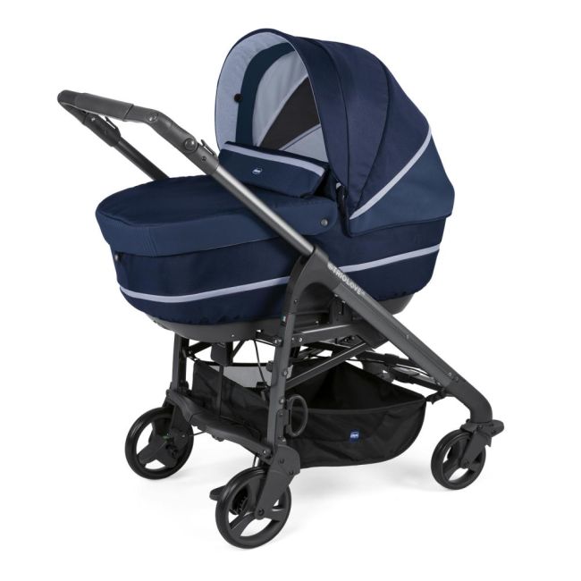 Carucior 2 in 1 Chicco Duo Love UP, carucior si landou, India Ink, 0luni+  - CHC79821-8_INDIA INK