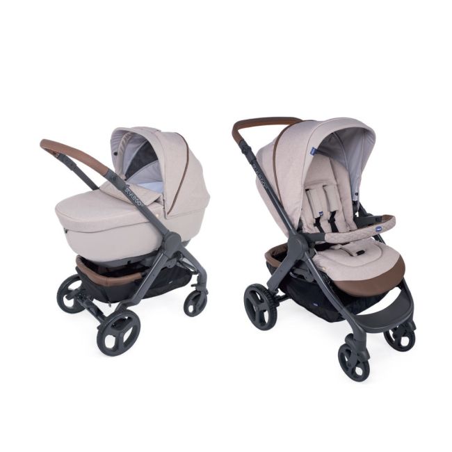 Carucior copii Chicco Duo Style Go Up Crossover, Beige, 0luni+ - CHC79223-8_BEIGE