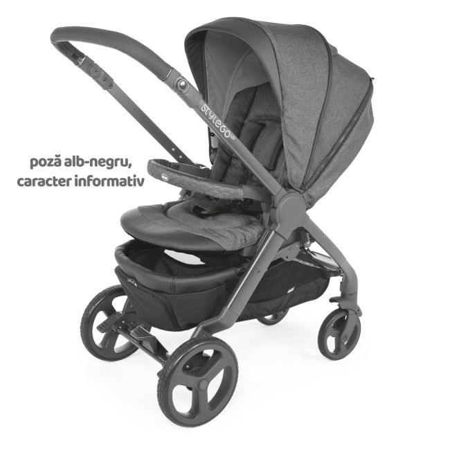 Carucior copii Chicco Duo Style Go Up Crossover, Beige, 0luni+ - CHC79223-8_BEIGE
