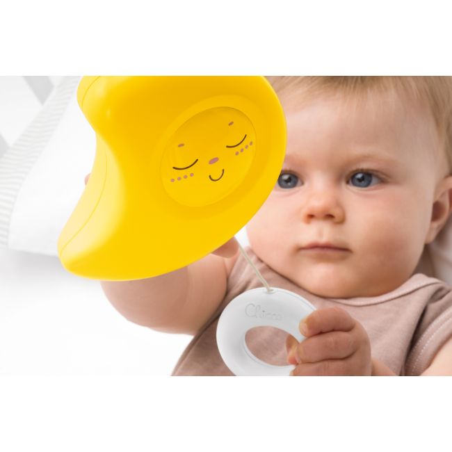 Jucarie muzicala Chicco pentru patut lemn Cutiuta muzicala Luna - CHC01192-1