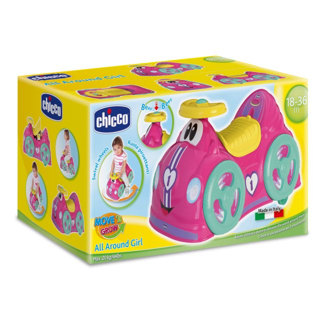 Masinuta Chicco All Around, 1-3 ani, roz - CHC07347-1_ROZ