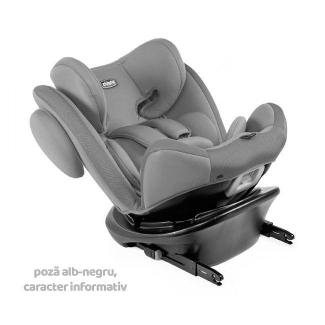 Scaun auto Chicco Unico Isofix rotativ, Jet Black (Negru), Grupa 0+/1/2/3 - CHC79848-8_JET BLACK
