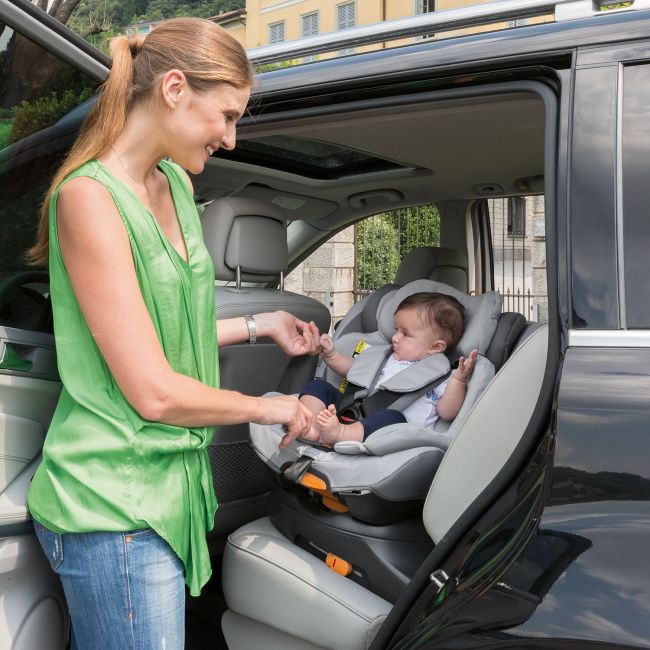 Scaun auto rotativ 360 Chicco AroundU ISize, Isofix, Pearl, 0-18kg - CHC79579-8_PEARL