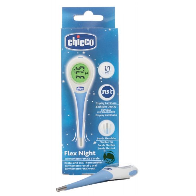 Termometru digital flexibil 3 in 1 Chicco Flex Night, 0luni+ - CHC07875-7