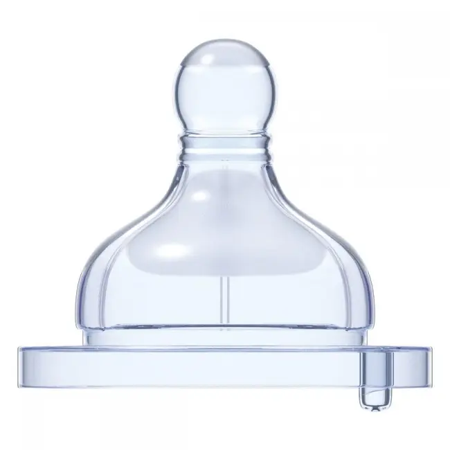 Tetina Chicco silicon PHYSIOLOGIC, 2buc, flux normal, sistem avansat anticolici, 0luni+ - CHC20811-7