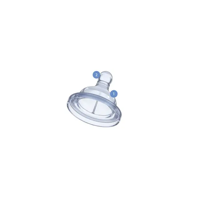 Tetina Chicco silicon PHYSIOLOGIC, 2buc, flux normal, sistem avansat anticolici, 0luni+ - CHC20811-7
