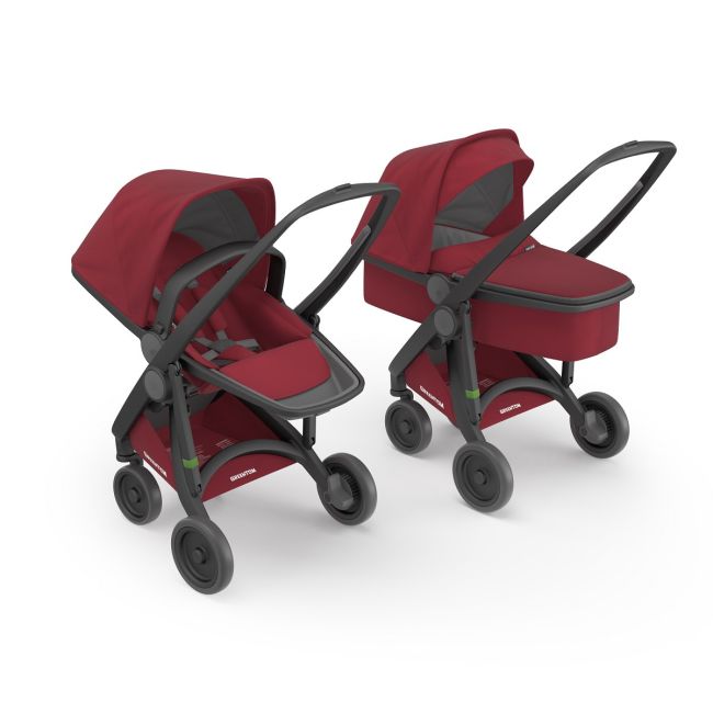Carucior 2 In 1, Greentom, 100% Ecologic, Black Cherry KRTABCDBLACKCHERRY