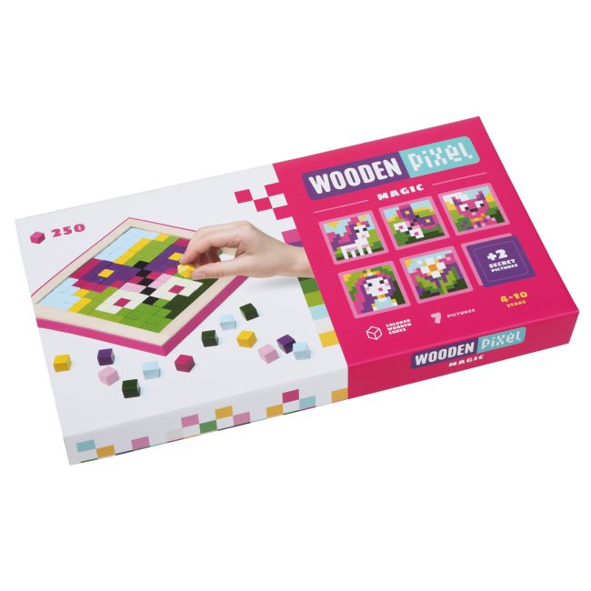 Joc Din Lemn Cubika - MOZAIC - PIXEL MAGIC KRT14880