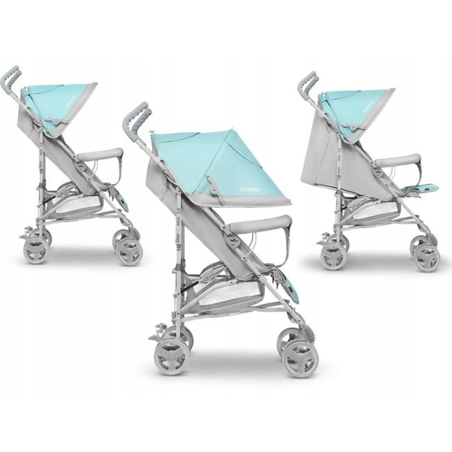 Lionelo - Carucior sport Elia Tropical Cu accesorii, Turcoaz BYNLO-ELIA_TROPICAL_TURQUOISE