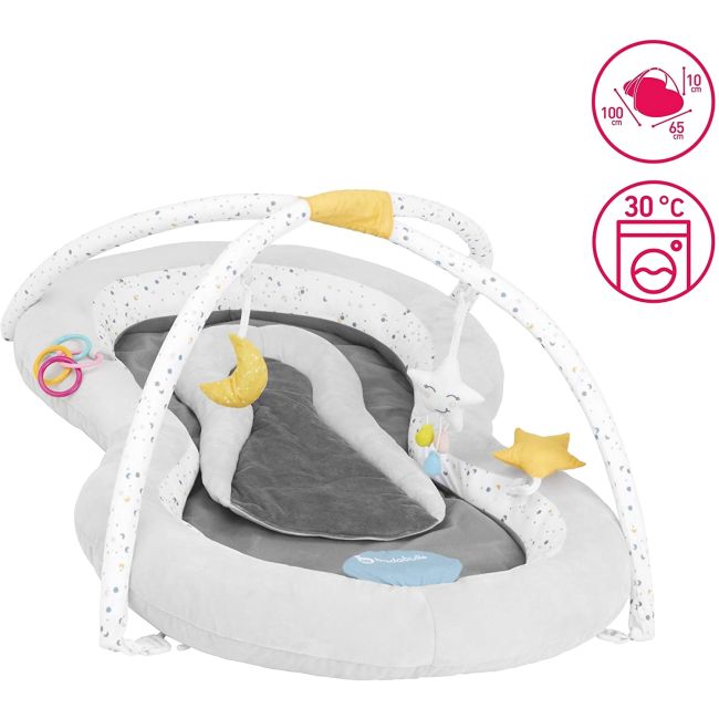 Badabulle - Salteluta de activitati 2 in 1 Nest Moonlight BBBB050404
