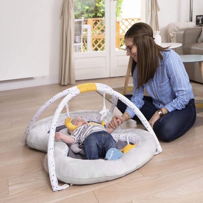 Badabulle - Salteluta de activitati 2 in 1 Nest Moonlight BBBB050404