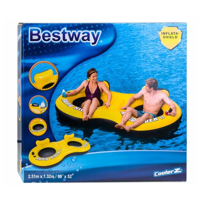 Fotoliu gonflabil dublu Rapid Rider Bestway ERFED43113