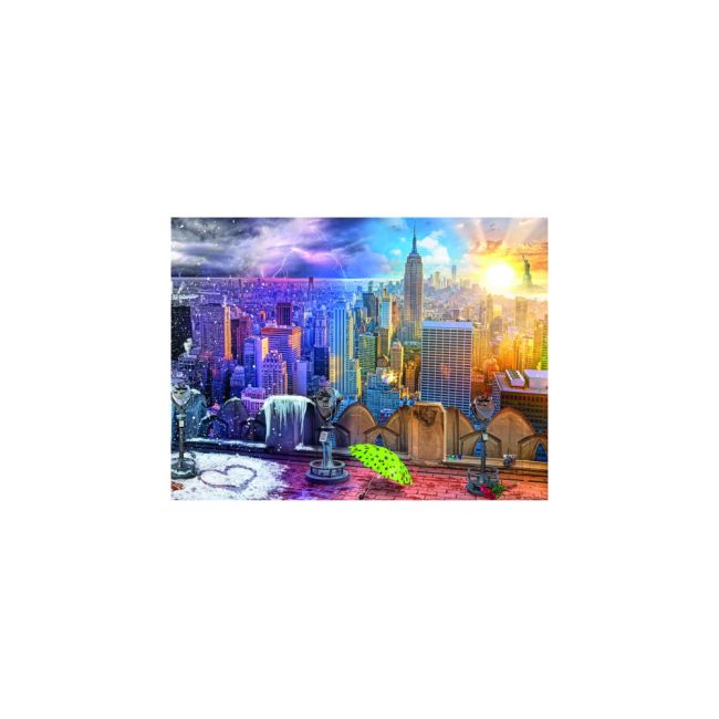 PUZZLE 4 ANOTIMPURI NEW YORK, 1500 PIESE - ARTRVSPA16008