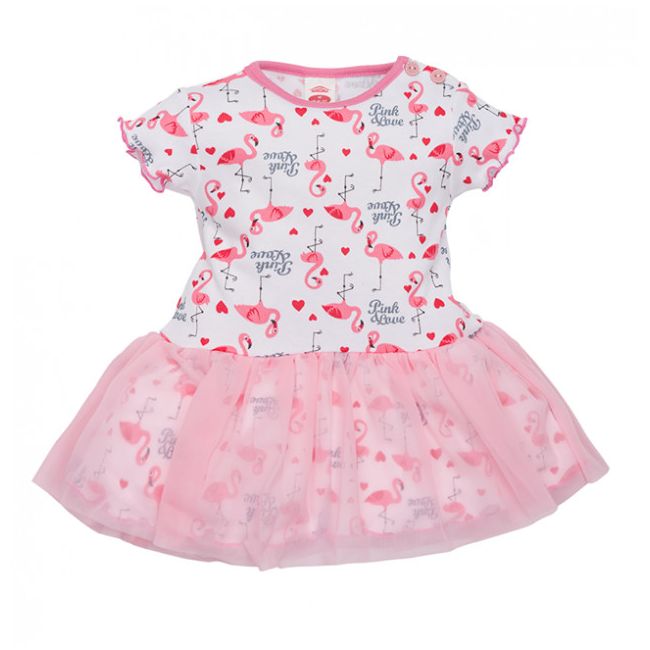 Rochita cu fustita din tulle - Colectia Flamingo MK40211