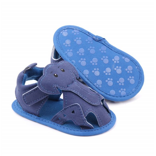 Sandalute albastre pentru baietei - Elefantelul MBD2403-4-SA4