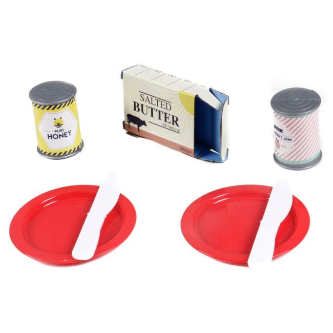 Toaster cu accesorii mic dejun Eddy Toys ERFED10088