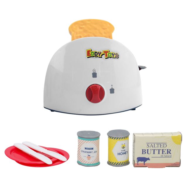 Toaster cu accesorii mic dejun Eddy Toys ERFED10088