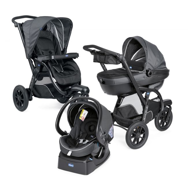 Carucior Chicco Trio Activ3, Car Kit, 0+luni, Iron - CHC79270-8_IRON