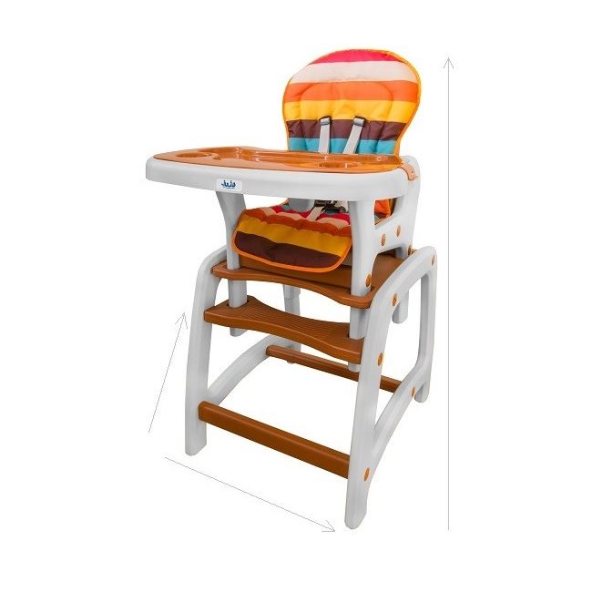 Scaun de masa Juju Eat&amp;Play, Maro JUJJu3002-Brown-2