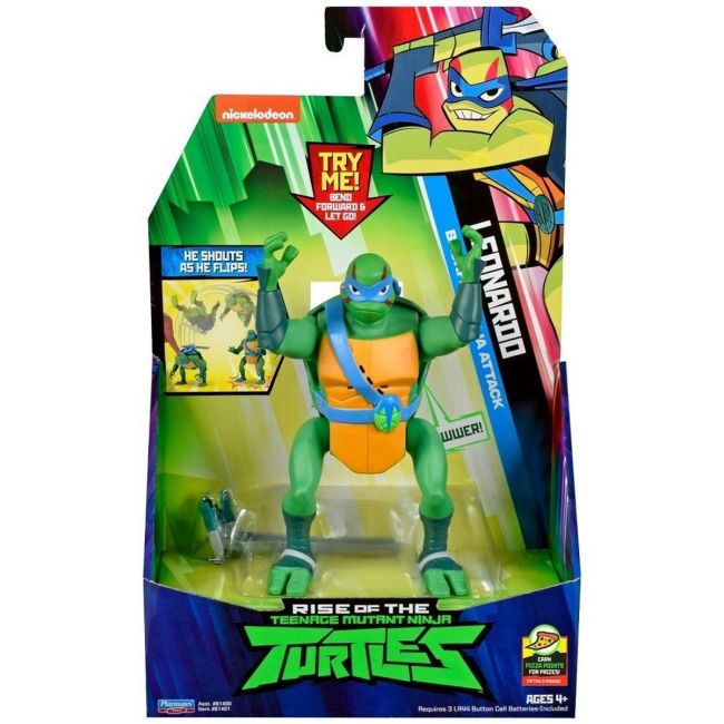 TESTOASELE NINJA FIGURINA LEONARDO SARE PESTE CAP VIVTMNT81400_81401