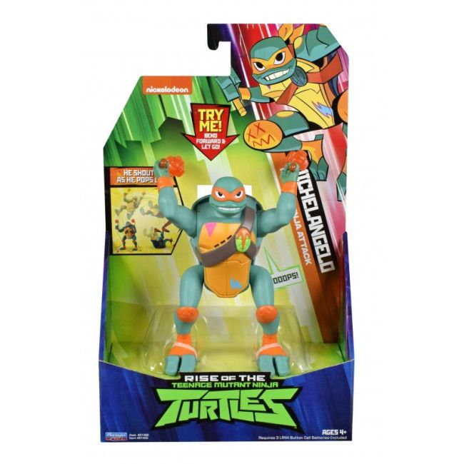 TESTOASELE NINJA FIGURINA MICHELANGELO SARE PESTE CAP VIVTMNT81400_81403