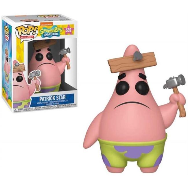 Figurina Funko Pop Animation Spongebob Squarepants S3 Patrick Star With Board 559 Vinyl Figure - VG90217