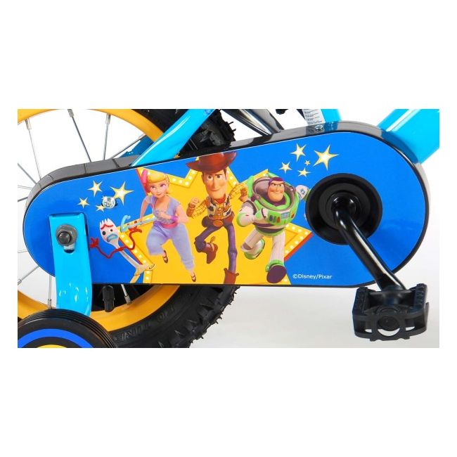 Bicicleta pentru baieti Volare Toy Story 91207 12 inch cu roti ajutatoare frana de mana si sticla apa - SOLVOL91207-CH-NL